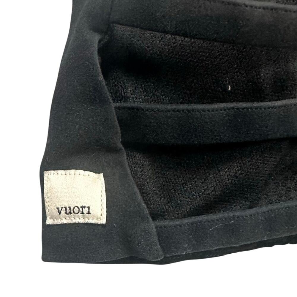 Vuori Strappy Back Black Camo Yosemite Bra Women's Small Low Support Yoga Sports - Picture 3 of 4